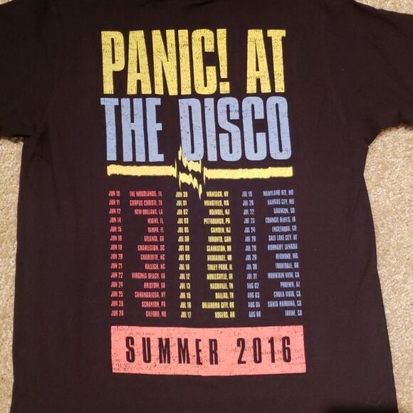 Panic at the Disco Concert Tee sz Small - Picture 4 of 4